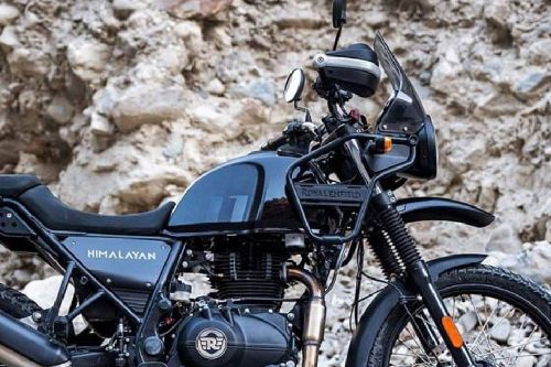 Royal Enfield Himalayan Fuel Tank View