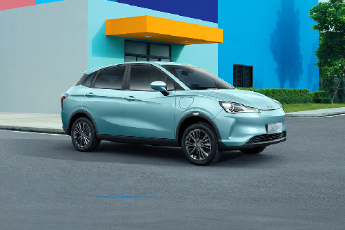 V Front angle low view