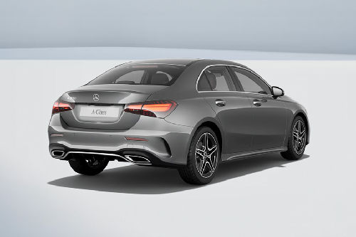 A-Class Saloon Rear angle view