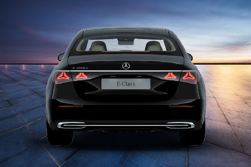 Full Rear View of Mercedes-Benz E-Class Saloon
