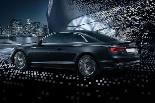 Rear Cross Side View of Audi A5 Coupe Rear Cross Side View of Audi A5 Coupe