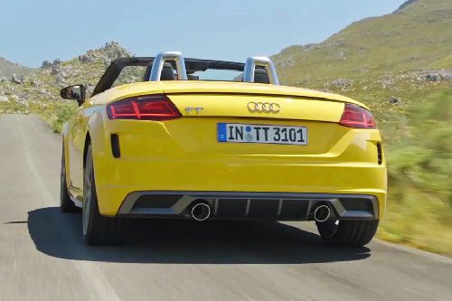Full Rear View of Audi TT Roadster
