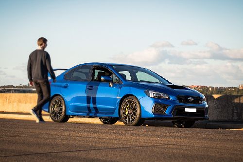 Subaru WRX STI Front Cross Side View