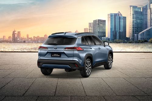 Corolla Cross Rear angle view