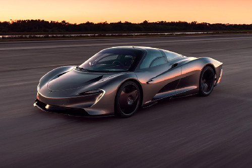 Speedtail Front angle low view