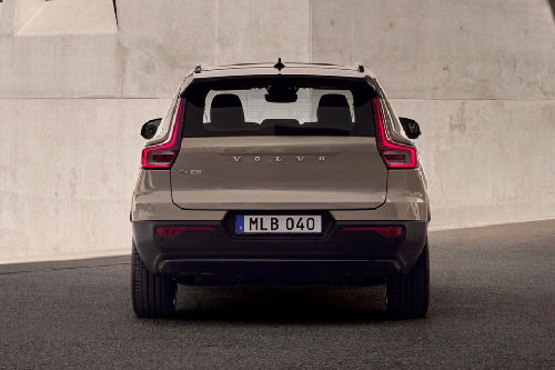 Full Rear View of Volvo EX40
