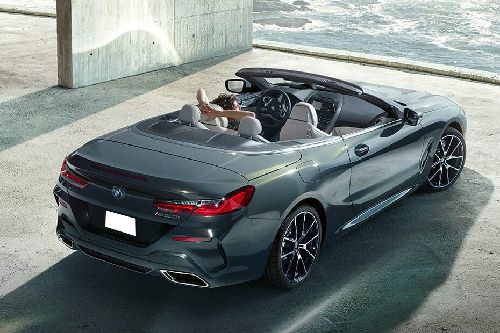 8 Series Convertible Rear angle view