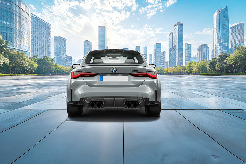 Full Rear View of บีเอ็มดับเบิลยู เอ็ม 4 คูเป้