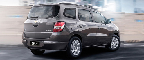 สปิน Rear angle view