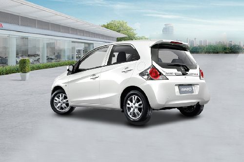 Rear Cross Side View of Honda Brio