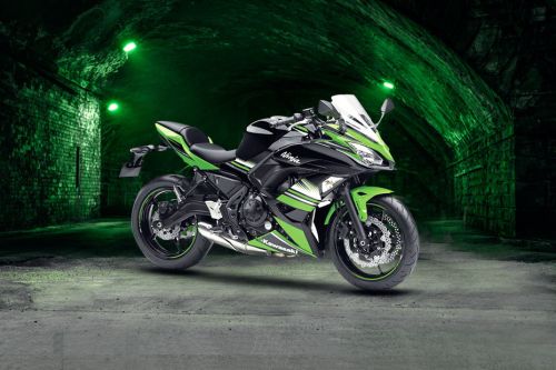 Kawasaki Ninja 650 Slant Rear View Full Image