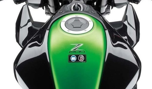 Kawasaki Z800 Fuel Tank View
