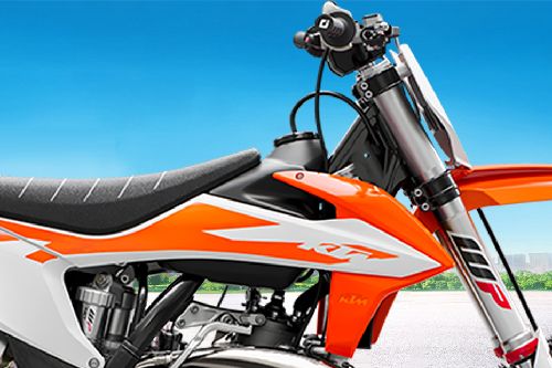 KTM 250 SX Fuel Tank View