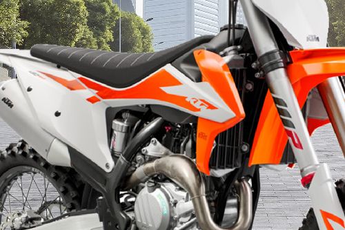 KTM 350 SX-F Fuel Tank View