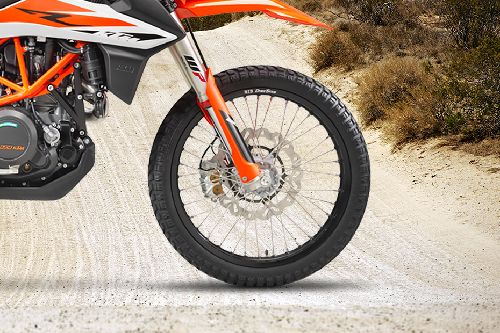 KTM 690 Enduro R Front Tyre View