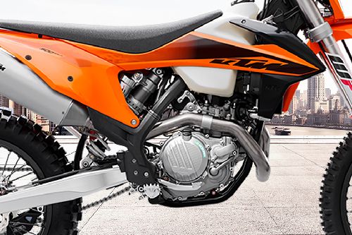 KTM 500 EXC Engine View