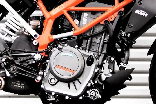 KTM 390 Duke Engine View