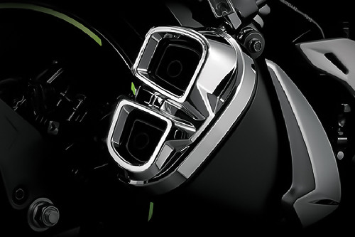 Suzuki Gixxer SF Exhaust View