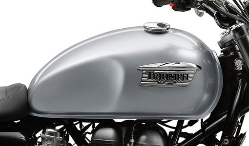 Triumph Bonneville Fuel Tank View