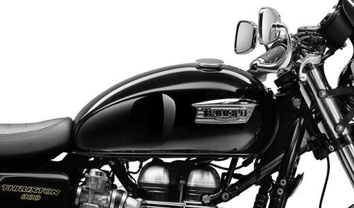 Triumph Thruxton Fuel Tank View