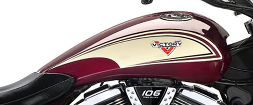 Victory Cross Roads Classic Fuel Tank View