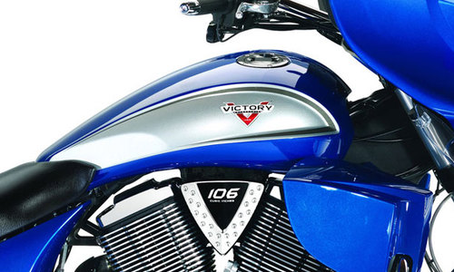Victory Cross Country Tour Fuel Tank View