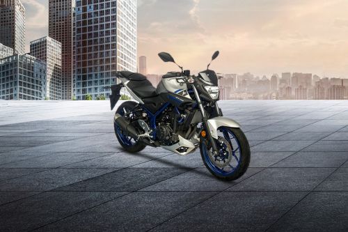 Yamaha MT-03 2015 Slant Rear View Full Image