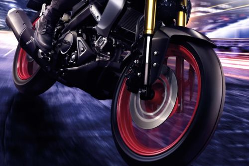 Yamaha MT-15 Front Tyre View