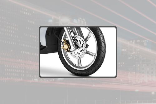 Yamaha Fino 125 coc 2019 Front Tyre View
