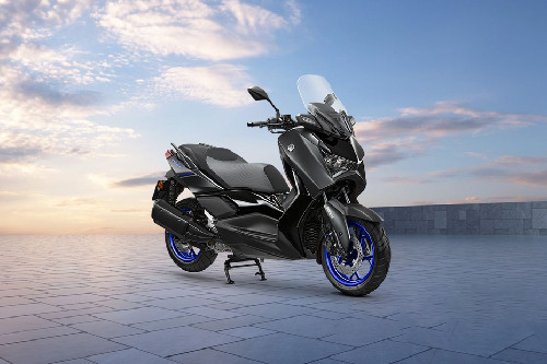 Yamaha Xmax Connected Slant Rear View Full Image