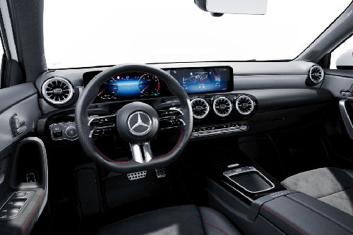 Dashboard View of A-Class Saloon