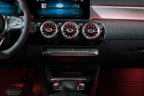 Front AC Controls of Mercedes-Benz A-Class Saloon