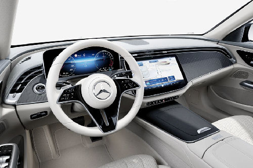 Dashboard View of E-Class Saloon