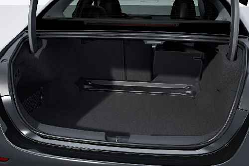 Trunk Open Closer View of E-Class Saloon