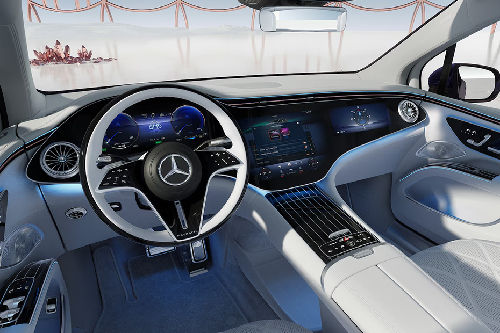 Dashboard View of Maybach EQS SUV