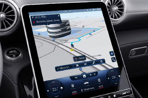 AMG SL Roadster gps navigator