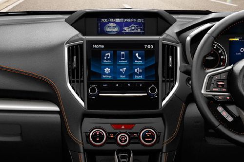 Front AC Controls of ซูบารุ เอ็กซ์วี