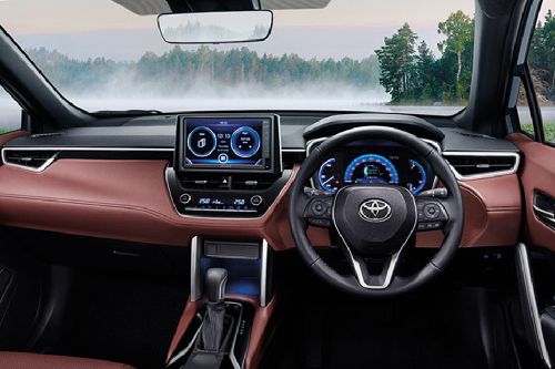 Dashboard View of Corolla Cross