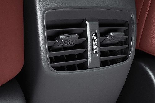 Corolla Cross Rear AC Controls