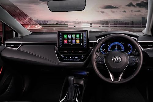 Dashboard View of Corolla Altis GR Sport