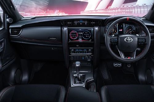 Dashboard View of Fortuner GR Sport