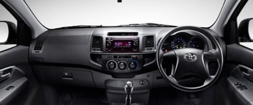 Dashboard View of Hilux Vigo Champ Standard Cab