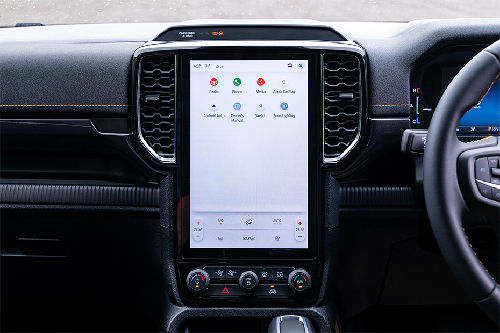 Ranger Wildtrak touch screen